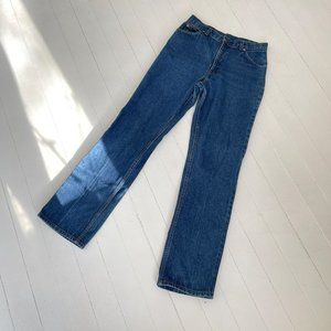 Rare Vintage Levis White Tab Two Horse Patch Label Mom Jeans